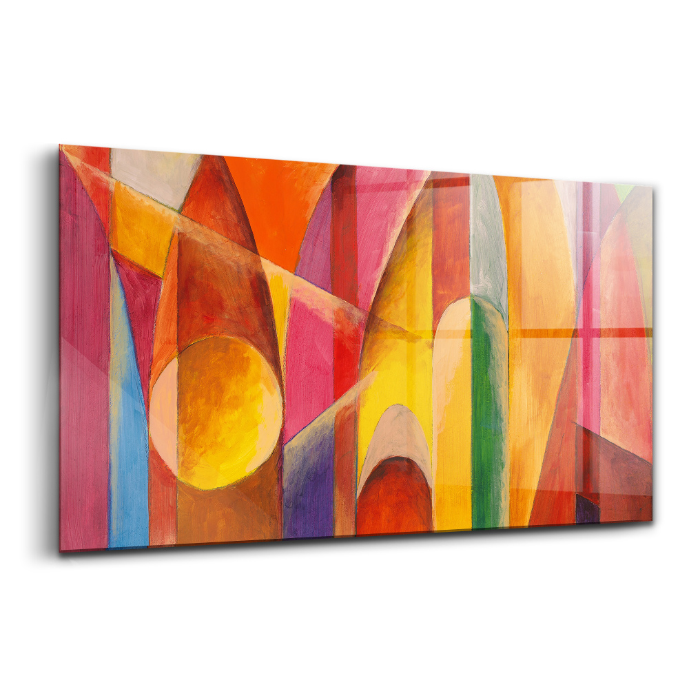Tablou pe sticlă Artă decorativă abstractă