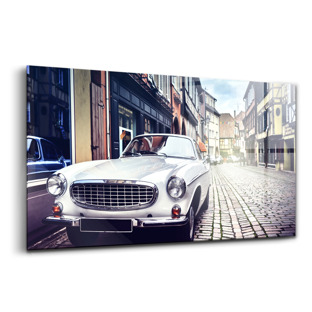 Tablou pe sticlă Mașină retro