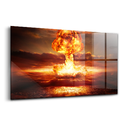 Tablou de sticlă Explozia bombei atomice