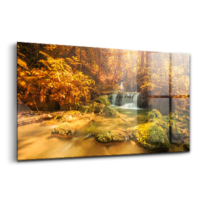Tablou pe sticlă cascada Pugang Chiangrai din Thailanda