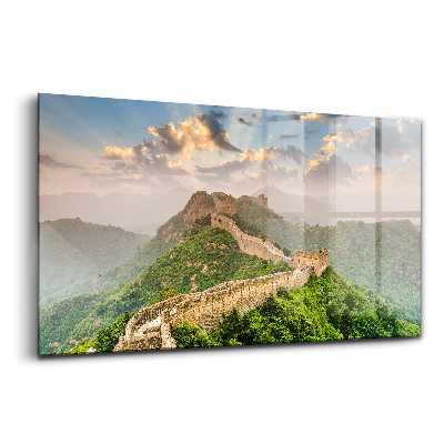 Tablou pe sticlă Marele Zid Chinezesc