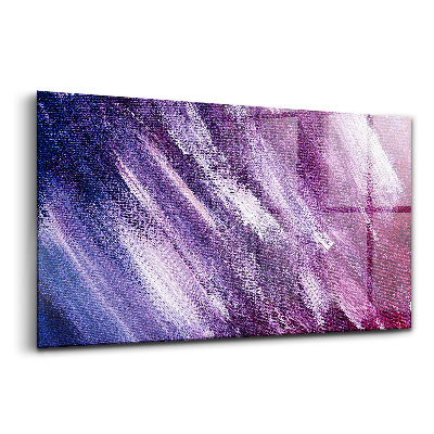 Tablou de sticlă Textură pictată cu vopsea acrilică