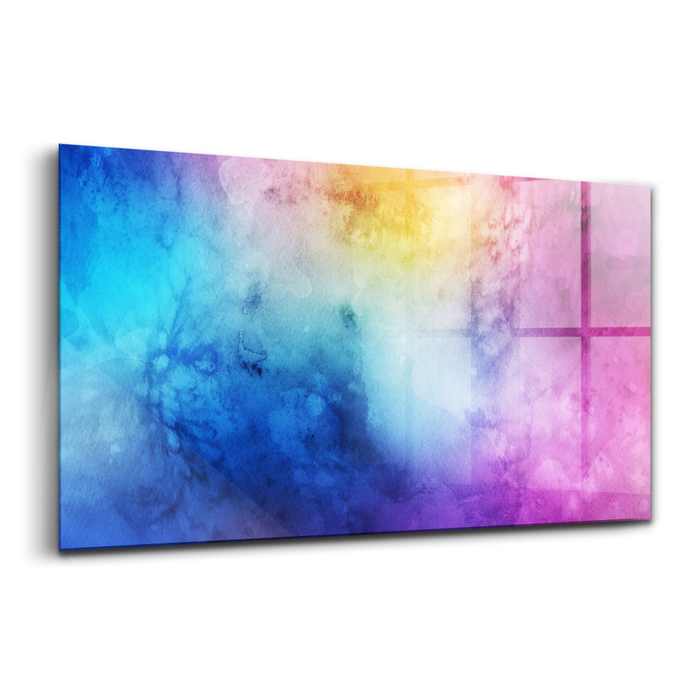 Tablou din sticlă Pete colorate