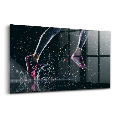 Tablou sticlă Stil de viață sănătos de alergare