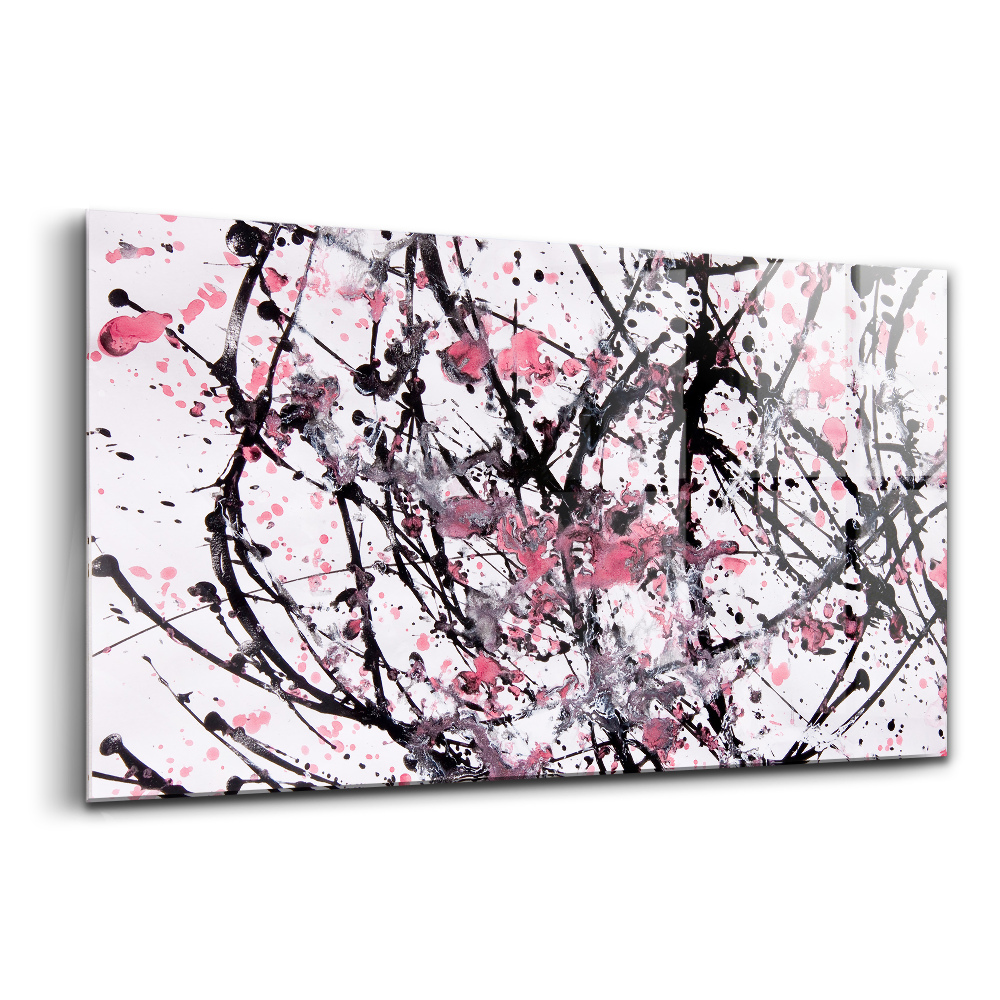 Tablou de sticlă Abstractizare a tușei de pensulă