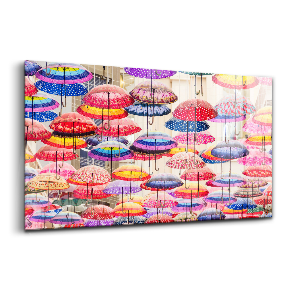 Tablou din sticlă Umbrele colorate