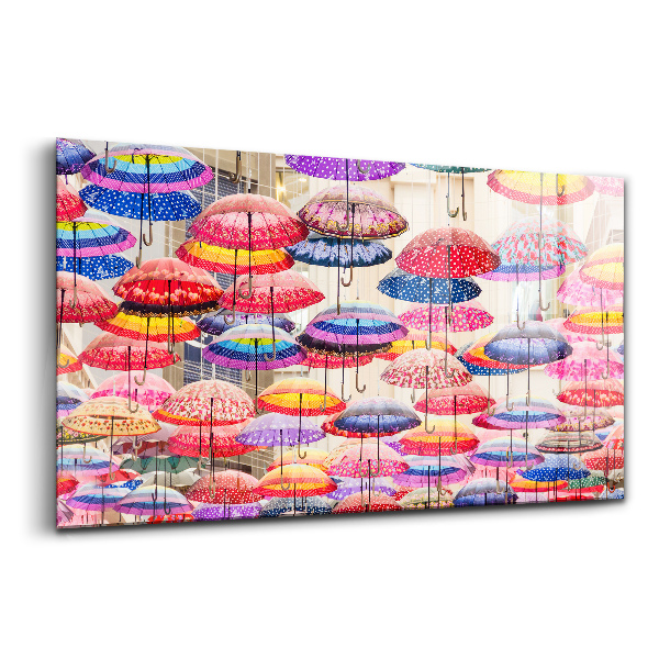 Tablou din sticlă Umbrele colorate
