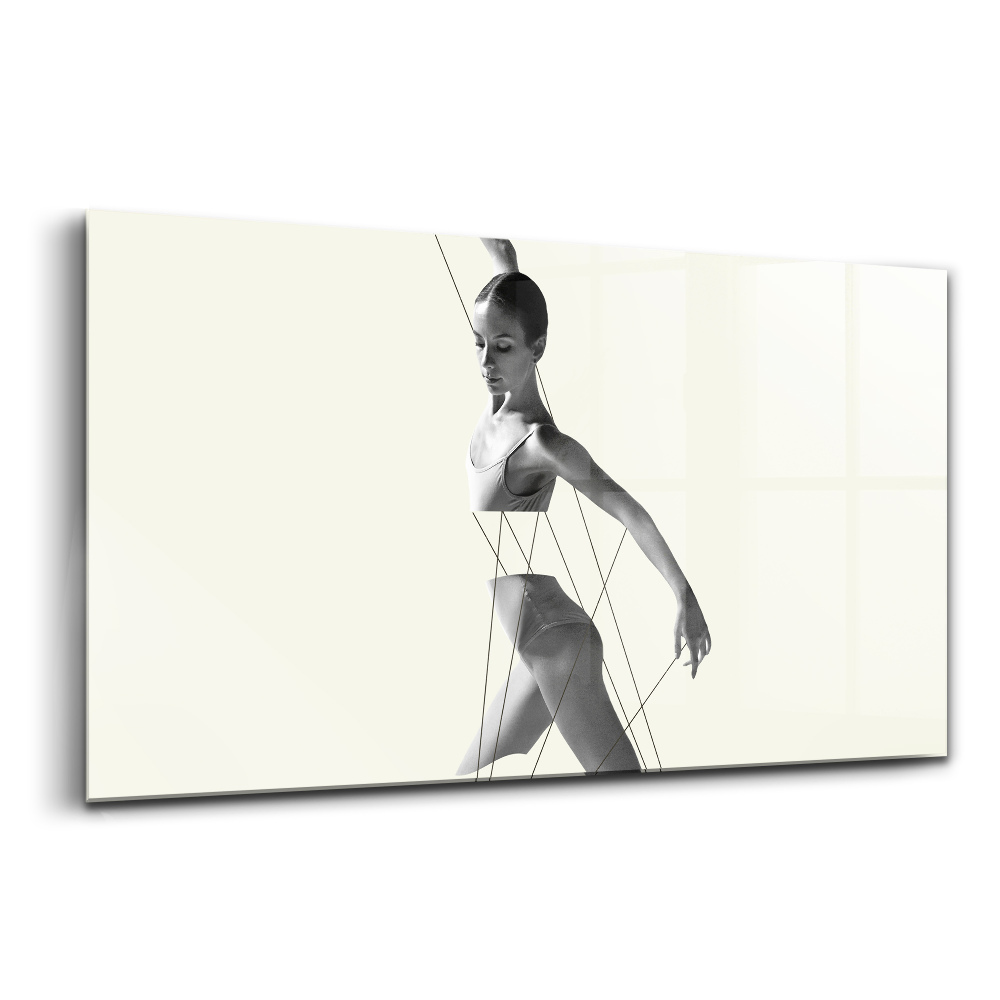 Tablou sticlă Dansatoare abstractă
