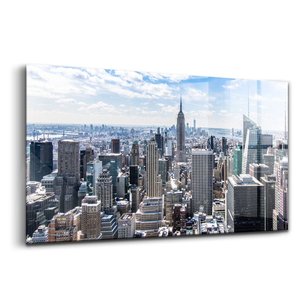Tablou pe sticlă Clădirea Empire State din New York