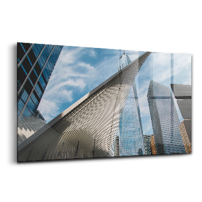 Tablou din sticlă Zgârie-nori din New York