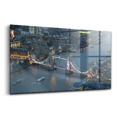 Tablou de sticlă Tower Bridge Londra noaptea