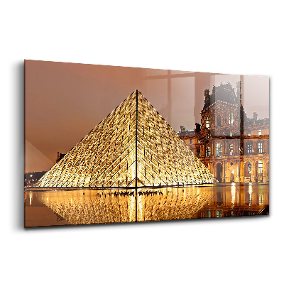 Tablou de sticlă Muzeul Luvru din Paris