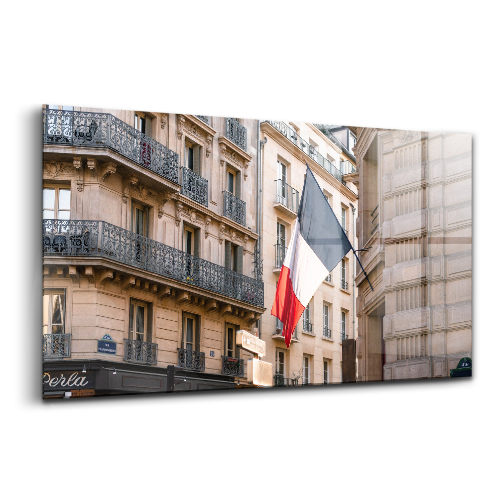 Tablou pe sticlă orașul francez Paris