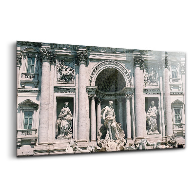 Tablou din sticlă Fântâna Trevi din Roma