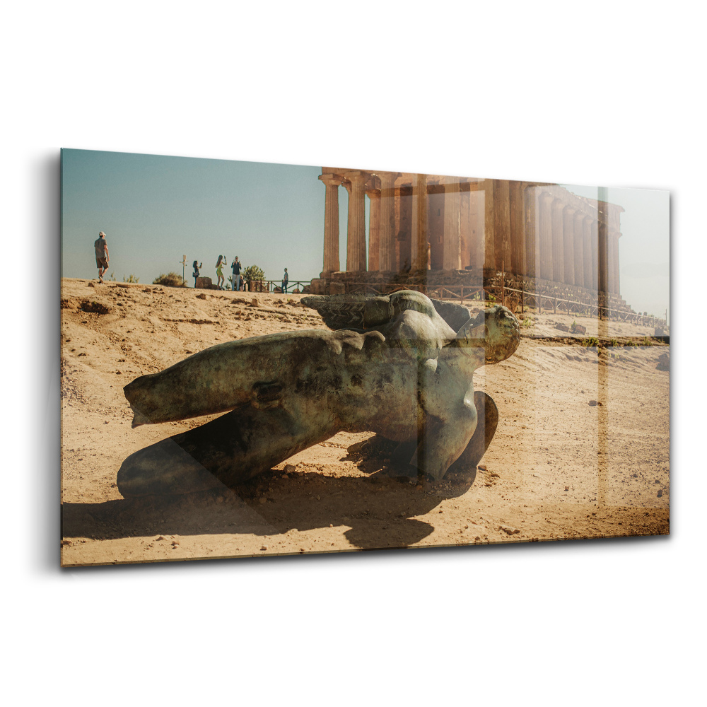 Tablou de sticlă Valea Templelor din Sicilia, Italia