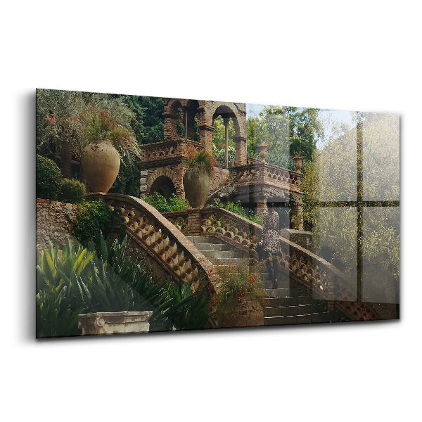 Tablou din sticlă Park Villa Comunale di Taormina