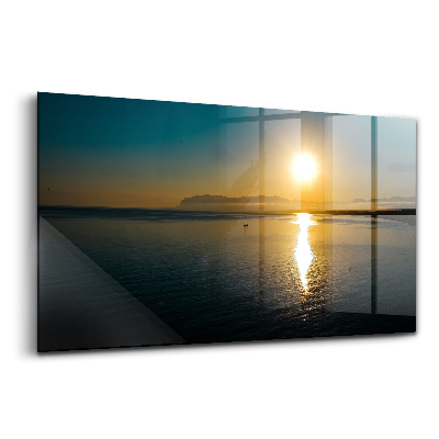 Tablou de sticlă Peisaj la răsărit