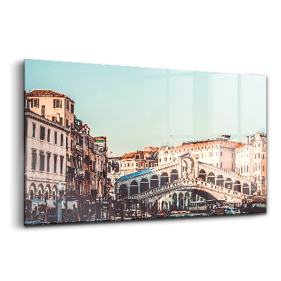 Tablou de sticlă Podul Rialto din Veneția