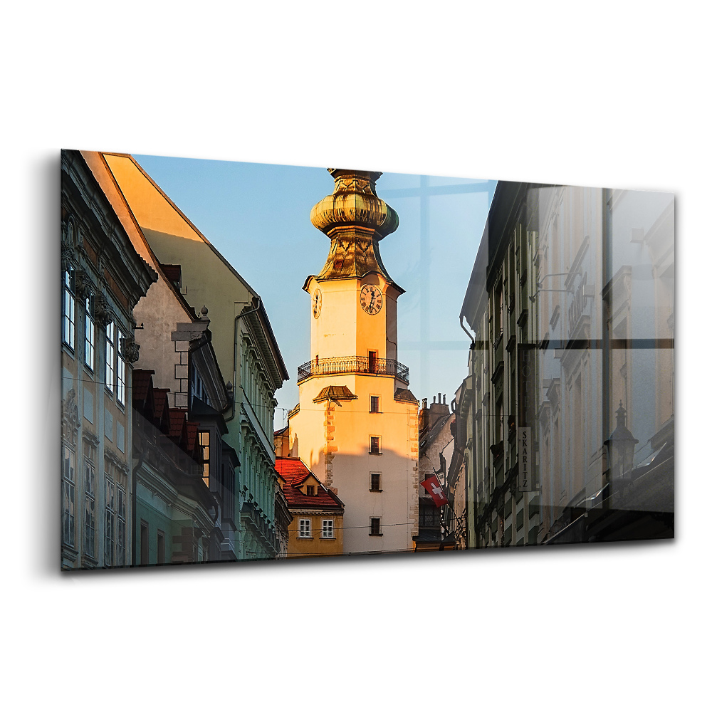 Tablou din sticlă Poarta lui Mihail din Bratislava