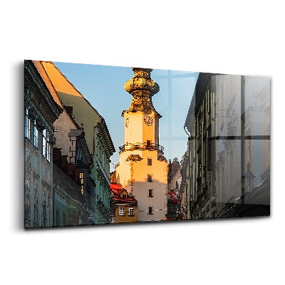 Tablou din sticlă Poarta lui Mihail din Bratislava