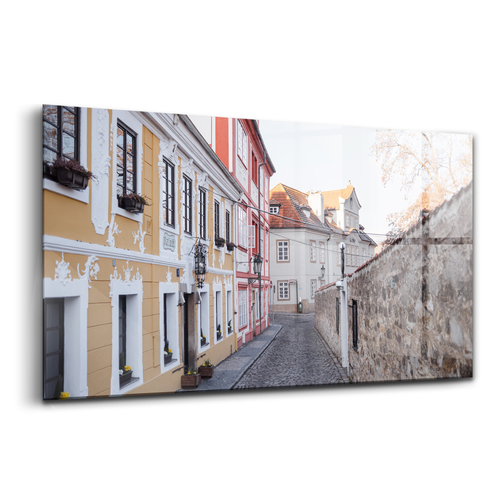 Tablou de sticlă Strada Praga