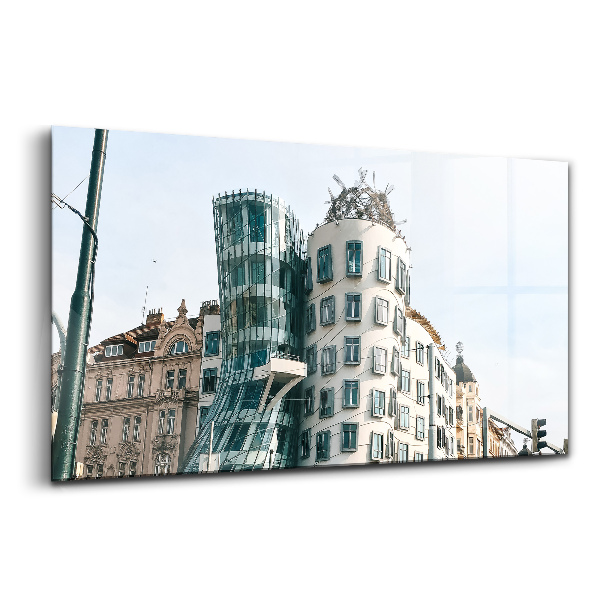 Tablou sticlă Casa dansantă din Praga