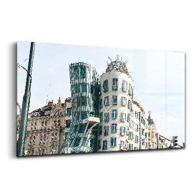 Tablou sticlă Casa dansantă din Praga