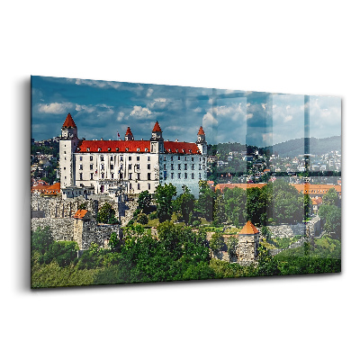 Tablou sticlă Castelul Bratislava