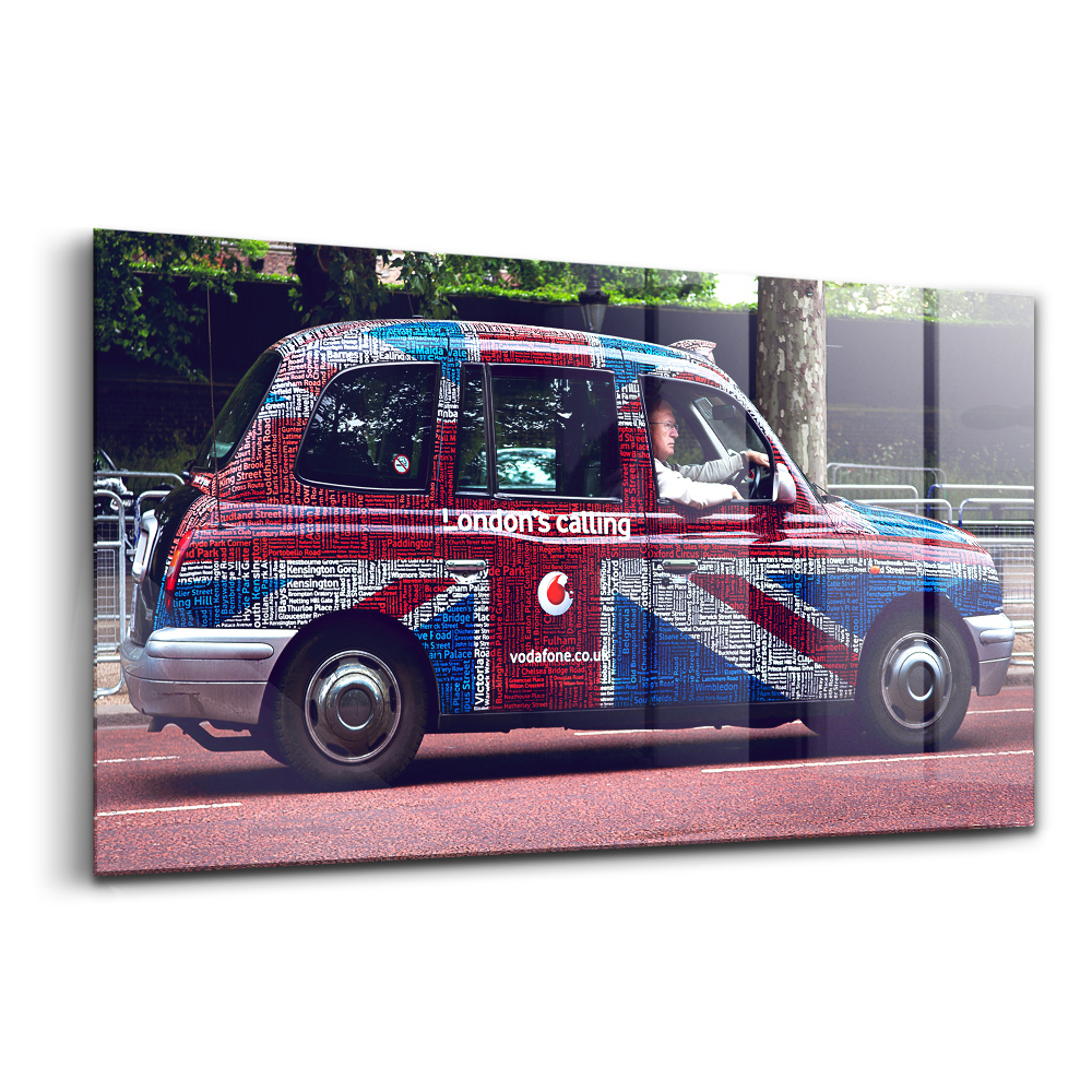 Tablou din sticlă Mașină britanică