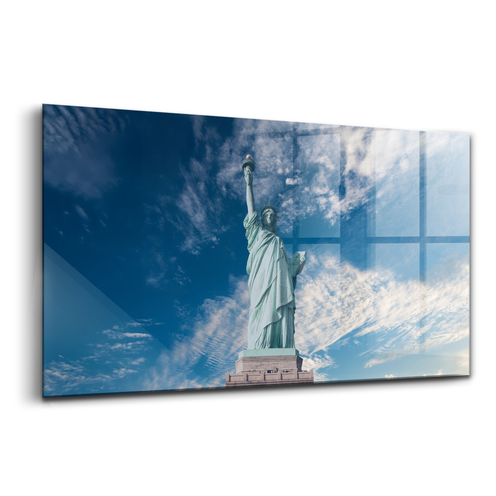Tablou pe sticlă Statuia Libertății din New York