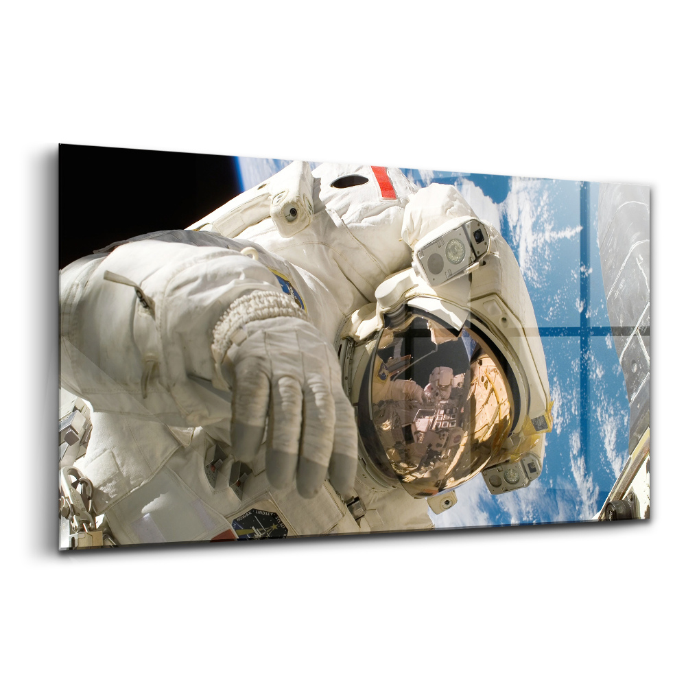 Tablou sticlă astronaut american