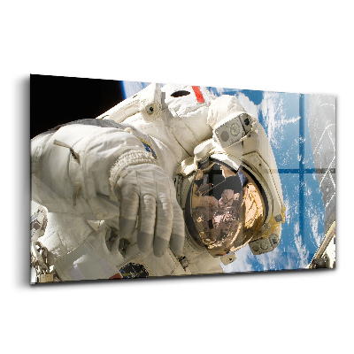 Tablou sticlă astronaut american
