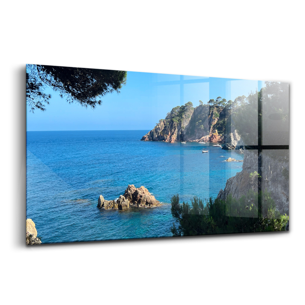 Tablou pe sticlă Costa Brava