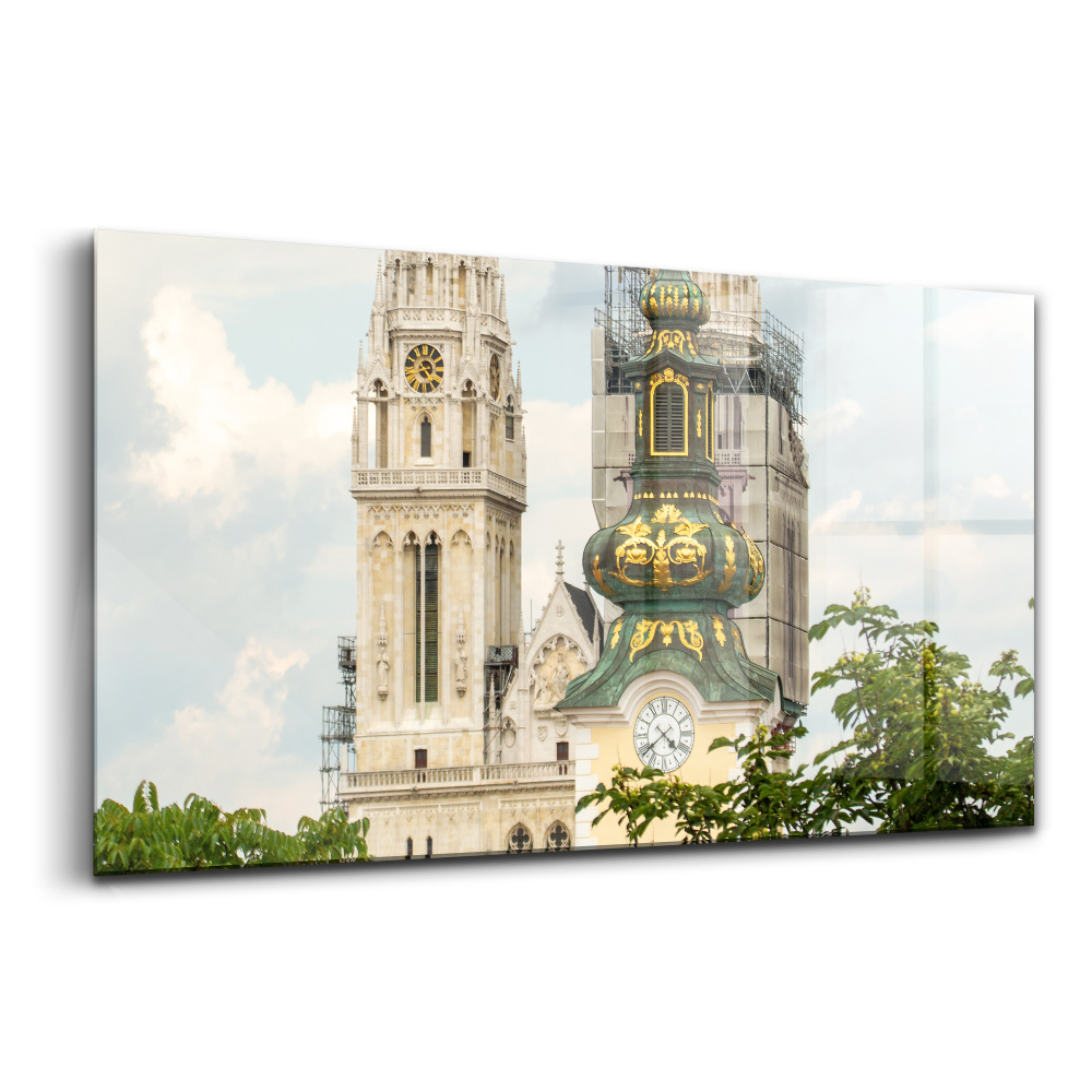 Tablou de sticlă Catedrala din Zagreb