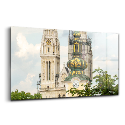 Tablou de sticlă Catedrala din Zagreb