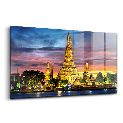 Tablou din sticlă Templu în Bangkok, Thailanda