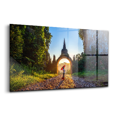 Tablou de sticlă Parcul Surat Thani din Thailanda