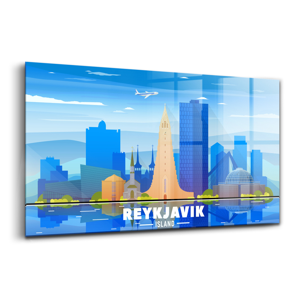 Tablou de sticlă Arhitectură Reykjavik