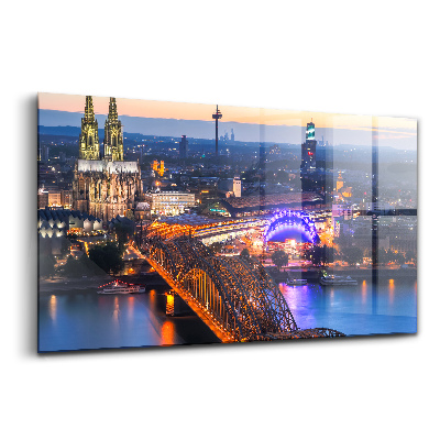 Tablou pe sticlă Catedrala din Köln