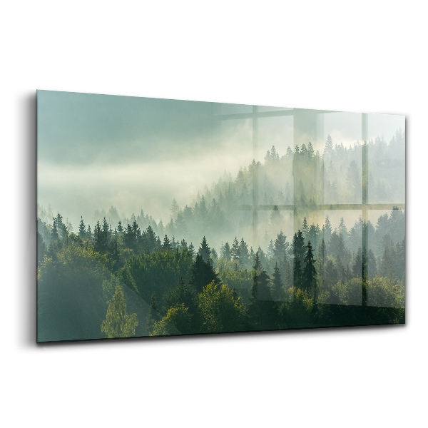 Tablou de sticlă Sunrise Beskids
