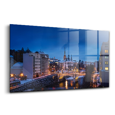 Tablou din sticlă Panoramă a orașului Pilsen, Republica Cehă