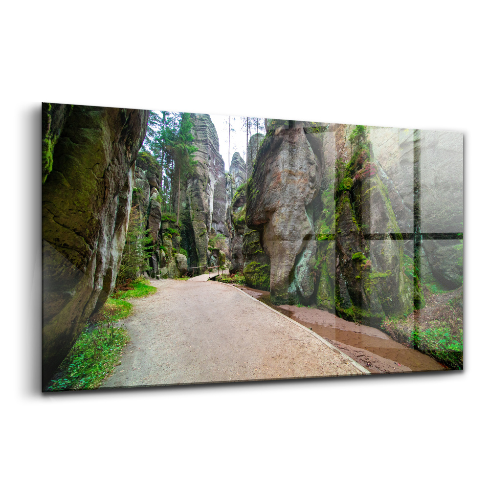 Tablou din sticlă Orașul rock din Republica Cehă