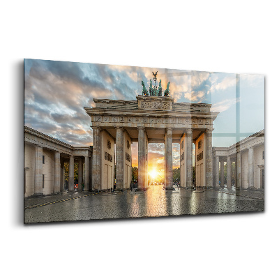Tablou din sticlă Poarta Brandenburg din Berlin