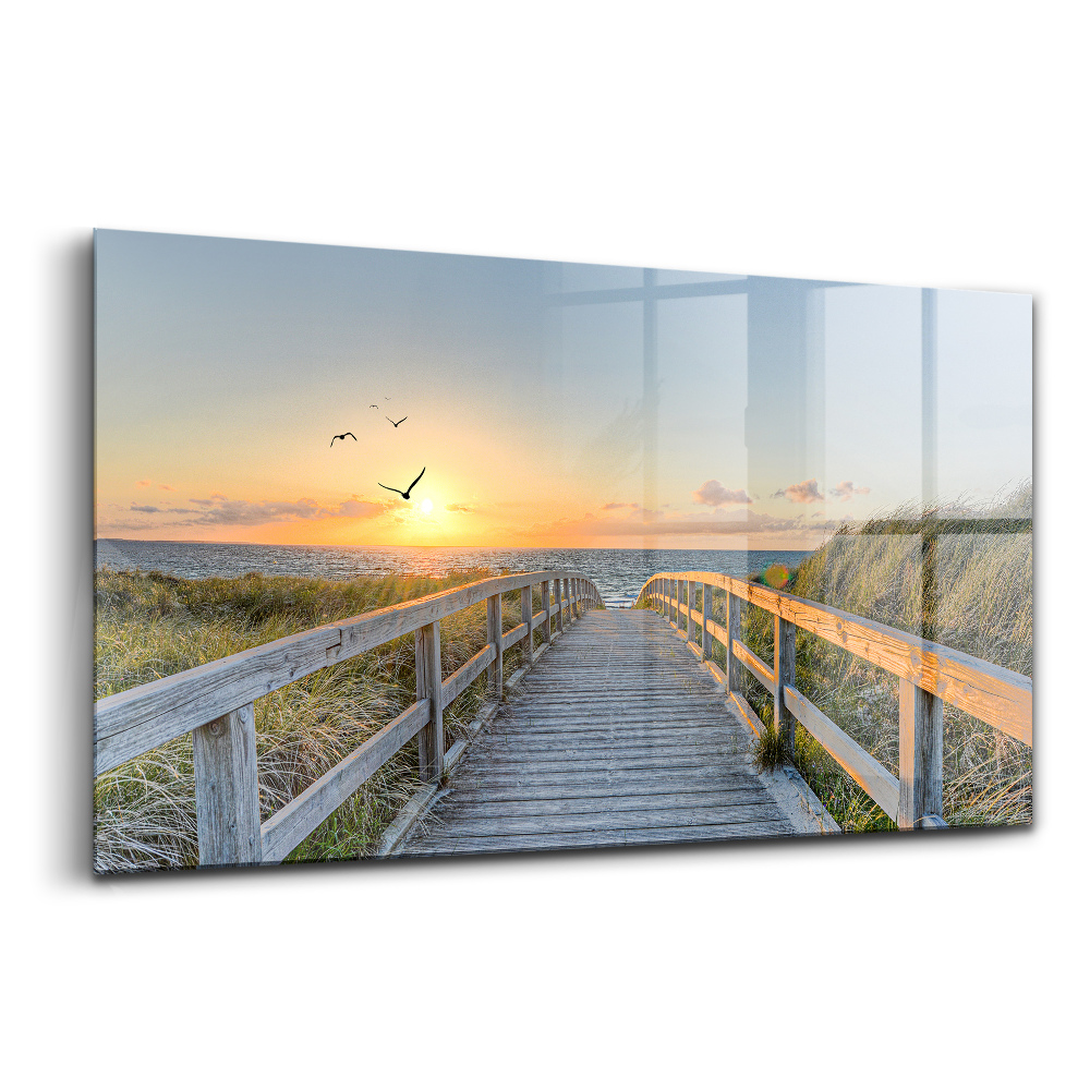 Tablou de sticlă Vacanțe la plajă în Germania