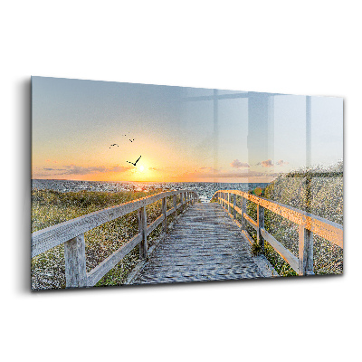 Tablou de sticlă Vacanțe la plajă în Germania