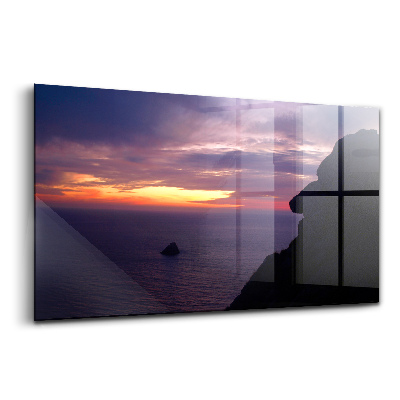 Tablou sticlă Cap de piatră