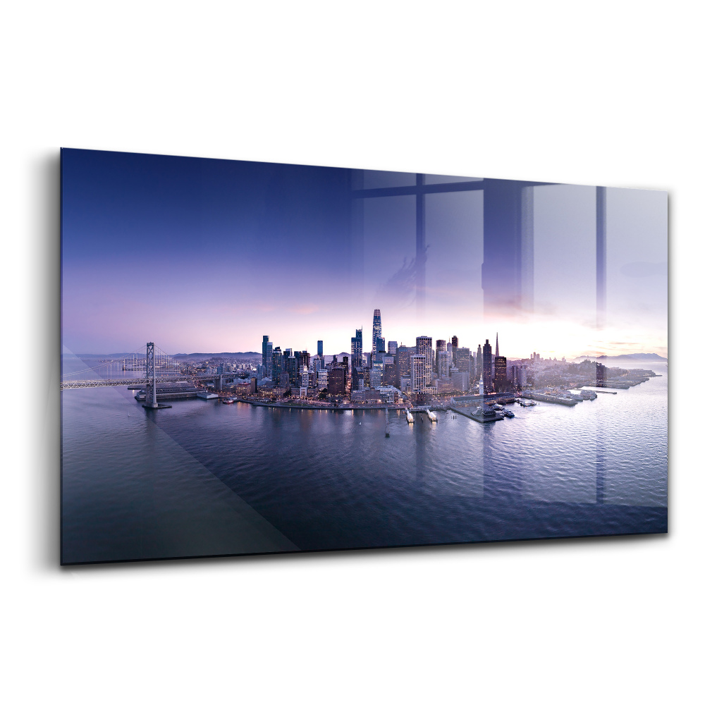 Tablou de sticlă Vedere a orașului San Francisco