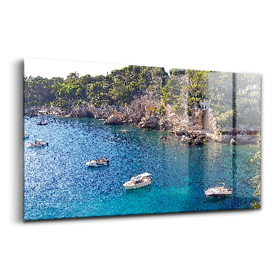 Tablou din sticlă Peisaj în Cap Dantibes