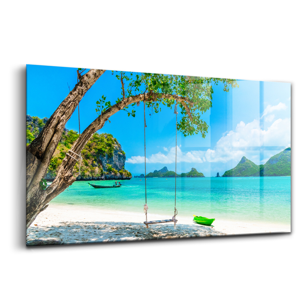 Tablou de sticlă Insulă însorită din Thailanda