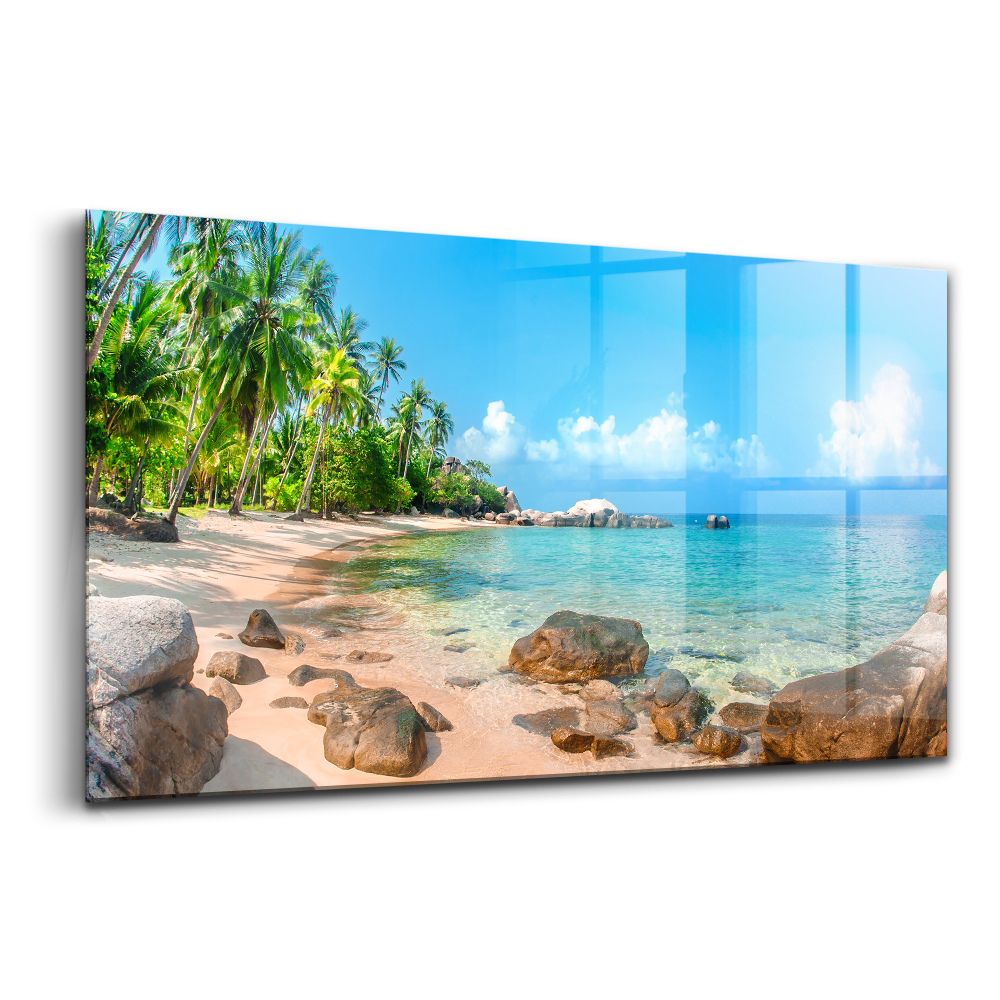 Tablou din sticlă Plajă frumoasă în Thailanda